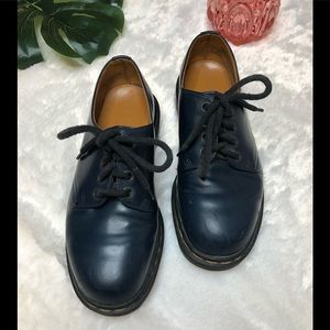 Dr Doc Martens Oxford Made In England Navy Blue